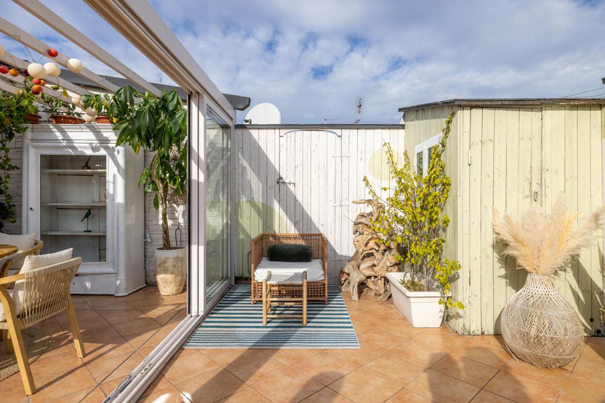 Ferienwohnung Aria Penthouse & Garden Rom Exterior foto