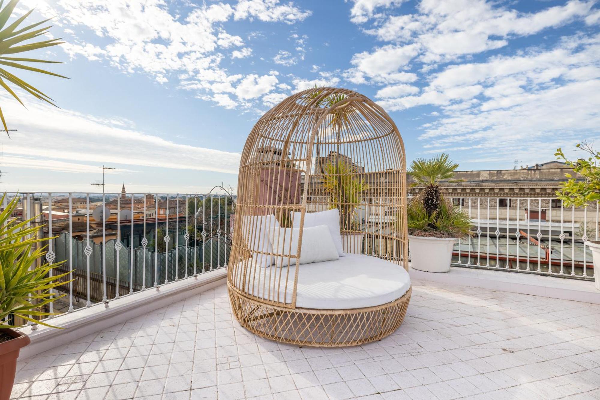 Ferienwohnung Aria Penthouse & Garden Rom Exterior foto